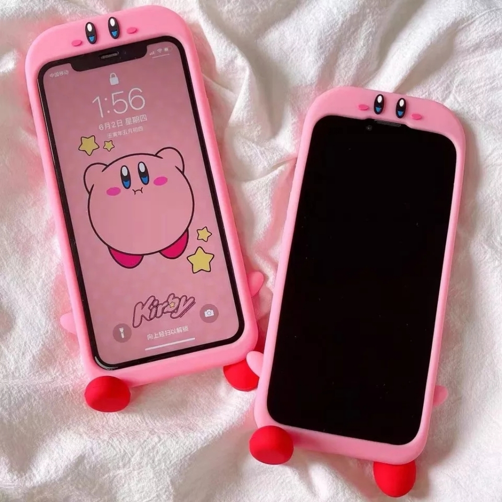 Kirby 3D Phone Cases For iPhone 13 12 11 Pro Max XR XS MAX X Back cover